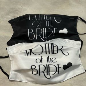 Mother of the Bride & Father of the Bride Face Masks